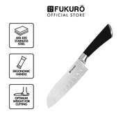 Fukuro Premium Santoku Knife 7" Stainless Steel Knife Kitchen Utensils