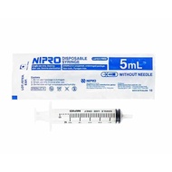 Nipro Syringe Without Needle 5ML Luer Slip 1pc