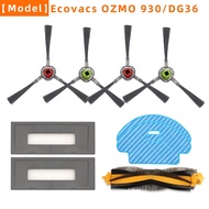 for Ecovacs Deebot OZMO 930 robot vacuum cleaner side brush filter main brush roller mop cloth accessories