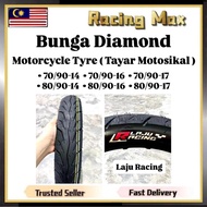 Bunga Diamond Tayar Motosikal Tire Tyre Tubeless 70/90-14 70/90-16 70/90-17 80/90-14 80/90-16 80/90-