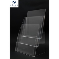 Acrylic A4 Brochure Holder Stand 3 Layer