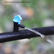 # exten # 50pcs 4L/8L/16L Flag Dripper 1/4" Barbed Steady Flow Micro Drip Irrigation Emitter Garden 