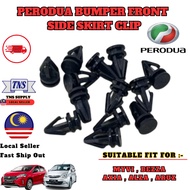 10pcs/50pcs/100pcs Original Perodua Alza/Bezza/Axia/Aruz/New Myvi Bumper Front Side Skirt Clip