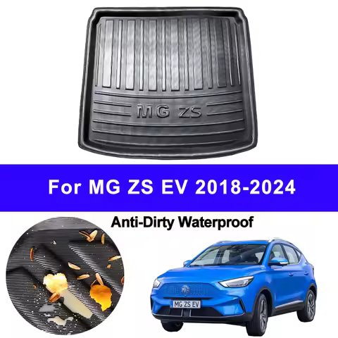 Car Auto Rear Boot Cargo Liner Tray Trunk Mat Carpet for MG ZS EV 2018 - 2024 MGZS Pad Anti-dirty 20