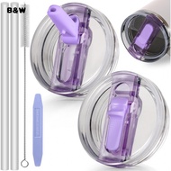 40oz Flip Straw Leak Proof Lid for 40oz Stanley Cup Accessories Stanley Lid, 2 Pack No Spill Lid Rep