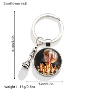Sun Fashion Chess Keychain Chessboard Chess Car Keychain N