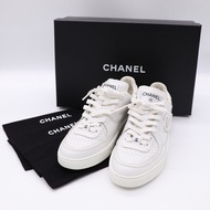 Chanel 香奈兒  小白鞋 CC LOGO EU39
