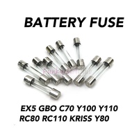 FUSE BATTERY FIUS BATERI (10A) HONDA MODENAS SUZUKI EX5 HP EX5 DREAM GBO C70 Y100 Y110 Y80 RC80 RC110 KRISS