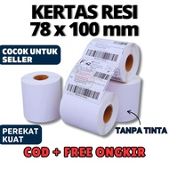 THERMAL STICKER LABEL 78x100mm CONTENTS 300 PCS – WATERPROOF | RECEIPT STICKERS BARCODE STICKER/S OL