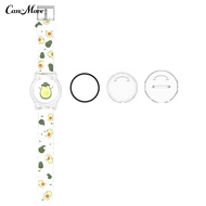 Protective Cover Clear Gps Tracker Strap Cartoon Avocado Kids Bracelet Waterproof Gps Tracker Holder Watch Band for Apple Airtag