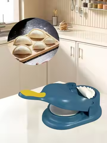 2-in-1 Dumpling Maker & Dough Press, Manual Ravioli Mold, Household Kitchen Gadget for Making Dumpli