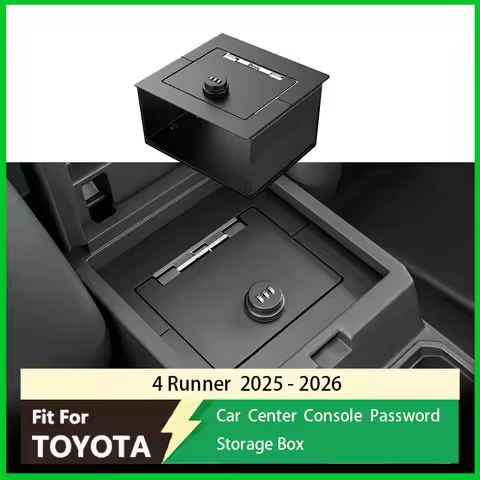 FIt For Toyota 4Runner 2025 2026 center console safe armrest safe not suitable for hybrid password s