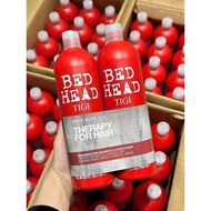 Shampoo and conditionerbag to restore damaged hair TIGI RED SHAMPOO RESTORES DAMAGED HAIR, RECOVERIN