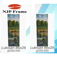 Land Landscape Painting (86 x 26)