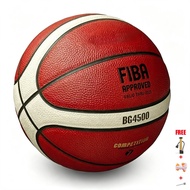 FIBA Official Size 7 BG4500 BG5000 Basketball Fusion Ball Leather Indoor Outdoor Match Training Ball