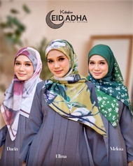 KEKABOO Tudung Bawal Premium Printed Koleksi Eid Adha / Rosabelle / 1.0 Bidang 45 Cotton (READY STOK)
