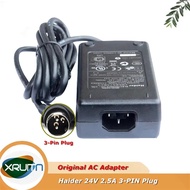 WUXI HARD Haider Electronics CO.LTD Model HDAD60W104 24V 2.5A 60W Switching Power Supply 3-Pin Plug 