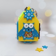 Baby wooden cube, busy board toy, fidget cube,montessori toys,sensory toy