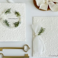 Card Wedding Book Oath Card Host High-End Simple Marriage Declaration Engager Newcomer Vows Vows Rec