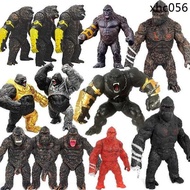 · King Kong Gorilla Soft Rubber Doll Collection Godzilla Toy Monster Dinosaur Figure Joint Movable M