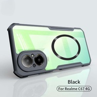 Phone Case for Realme C17 C15 C5 C5S C5i C3 C3S C2 C1 5G 4G Wireless Charging Casing Magnetic Attrac
