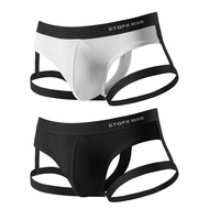 [Twiligh] Mens Jockstrap Breathable Underwear Backless Jockstrap Briefs Underpants Thong
