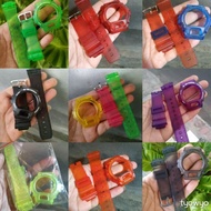 (Pay On The Spot) Bnb Bezel Strap Band Casio Gshock DW6900 DW6600 G Shock Jelly Mate Dof..