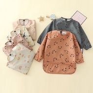 Infant Multifunctional Waterproof Eating Clothes Long-Sleeved Baby Eating Clothes Eating Pocket [hai