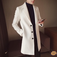 【High Quality】❀ Jaket Lelaki Quality Cotton Autumn and winter new tweed coat men's Korean version tr
