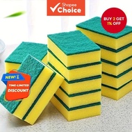 24 Pcs Dishwashing Sponges and Scouring Pads, Universal Kitchen Sponge, Cotton Block Brush