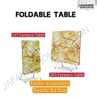 JFH Foldable Formica Table 2'X3' &amp; 3'x3'/ Meja Lipat / Makmak Table / Meja Makan