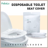 FaSoLa Disposable Toilet Seat Cover 5pcs Waterproof Portable Travel Disposable Toilet Seat Pelapik T