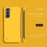 Thin Slim Hard PC Frameless Case สำหรับ Samsung Galaxy S20 S22 S21 FE Ultra S10 Plus หมายเหตุ20 Ultra NOTE 9 10 Plus Matte Case