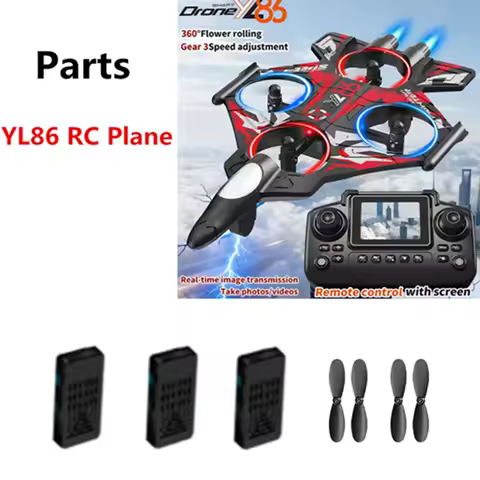 YL86 RC Foam Airplane Battery 3.7V 500mAh YL86 Propeller Blade YL85 RC Plane Accessories YL86 Airpla