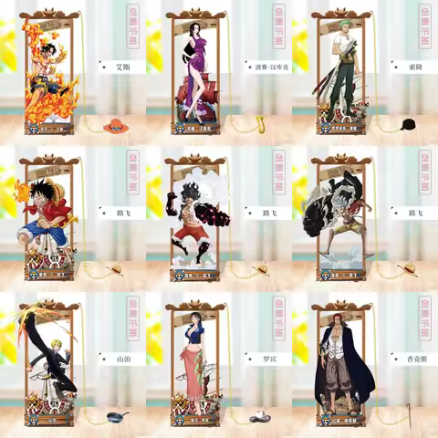 11 style One Piece series: Luffy, Solon, Shanks, Robina, Michoba, multiple One Piece character bookm