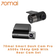 【Hot Sale】70mai Dash Cam Pro+ A500s-1 With Rear Camera Set 1944p QHD