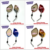 CHROME SIDE MIRROR YAMAHA LAGENDA LIMITED UNIVERSAL EX5 DREAM Y110 KRISS Y100 LC135 Y125Z Y15ZR