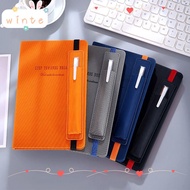 WINTE Strap Notebook, Hard Cover Daily Weekly Planner Agenda Book, High Appearance PU Leather with P