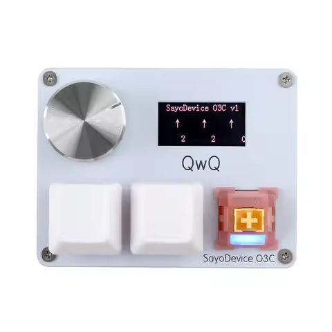 SayoDevice O3C Keyboard Outemu Silent Peach V3 Switches Hot-swappable Rapid Trigger OSU Geometry Das
