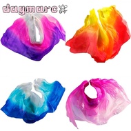 DAGMARC Belly Dance Veil - 250cm x 120cm Lightweight Gradient Colour 100% Silk Scarf