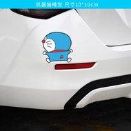 Doraemon Car Scratch Cover Sticker Cute Cat Robot Decal Body Car Sticker Durable Waterproof Reflecti