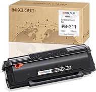 INKCLOUD PB-211 PB-211 EV Black Toner Cartridge Compatible with Pantum P2200, P2500W, P2502W, M6500N