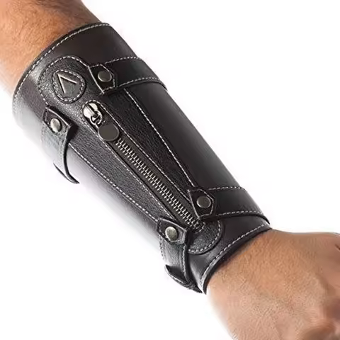 Medieval Assassin Creed Hidden Blade Wrist Arm Armor Knife Sword Sleeve Cuff Dagger Gauntlet Bracer