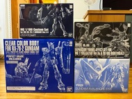 高達模型 PGU Clear Color Body for RX-78-2 Gundam 元祖高達 彩色透明外甲；RG Gundam Avalanche Exia 雪崩能天使高達；MG Expansi
