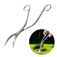 Dongge Preferred Stainless Steel Wave Shears Seaweed Waterweed Clips Tool Holder Fish Tank Tools Mos