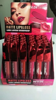 24 pcs lipstik revlon matee Lip gloss Matte Lip Gloss 24 Hours Lip revlon matte - Lipstik revlon mat