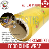 CROCO Food Cling Wrap / Stretch Film 12" x 300m / 12" x 500m / 18" x 500m EXTRA-LONG  (Food Grade) (