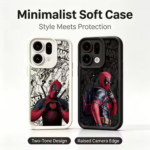 Funny Deadpool Shockproof Phone Case For OPPO A5 A6 Pro A5X A6X A16 A17 A54 A57 A60 A73 A77 A79 A80 