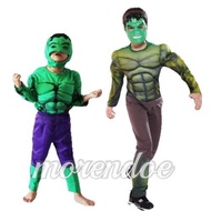 Hulk Costume Kids Boy Superhero Marvel Green Costume