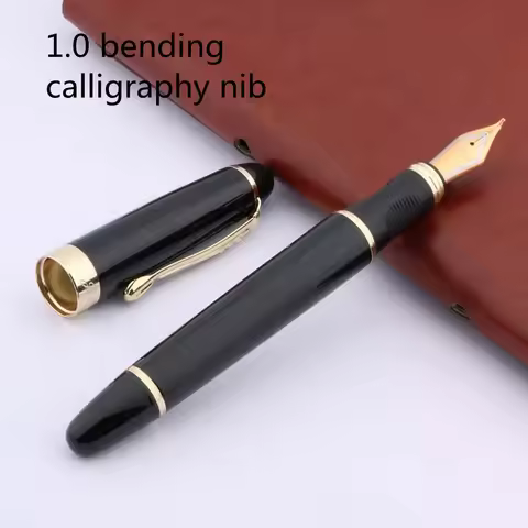 JINHAO X450 CALLIGRAPHY NIB BLACK GOLDEN Fountain Pens